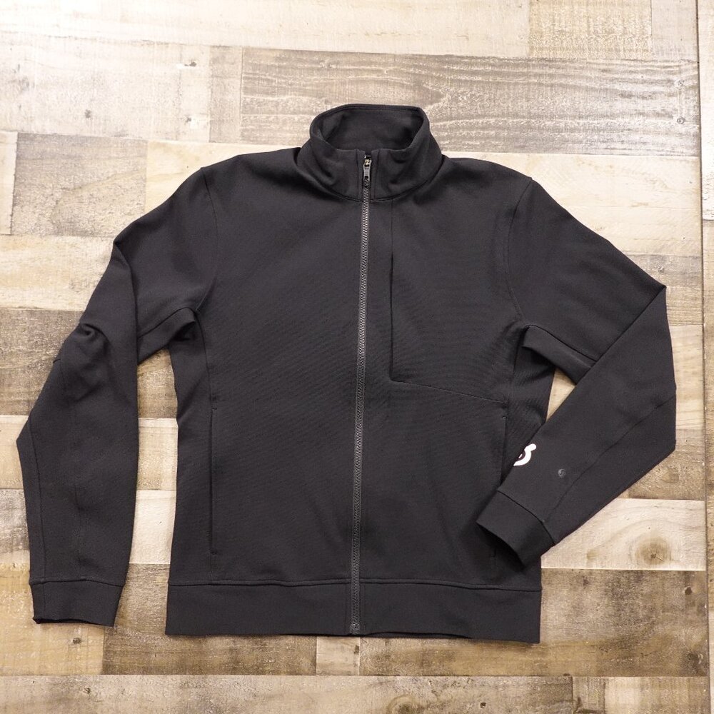 Lululemon Sojourn Jacket‎ Men’s Medium Black Full Zip Travel Athletic
